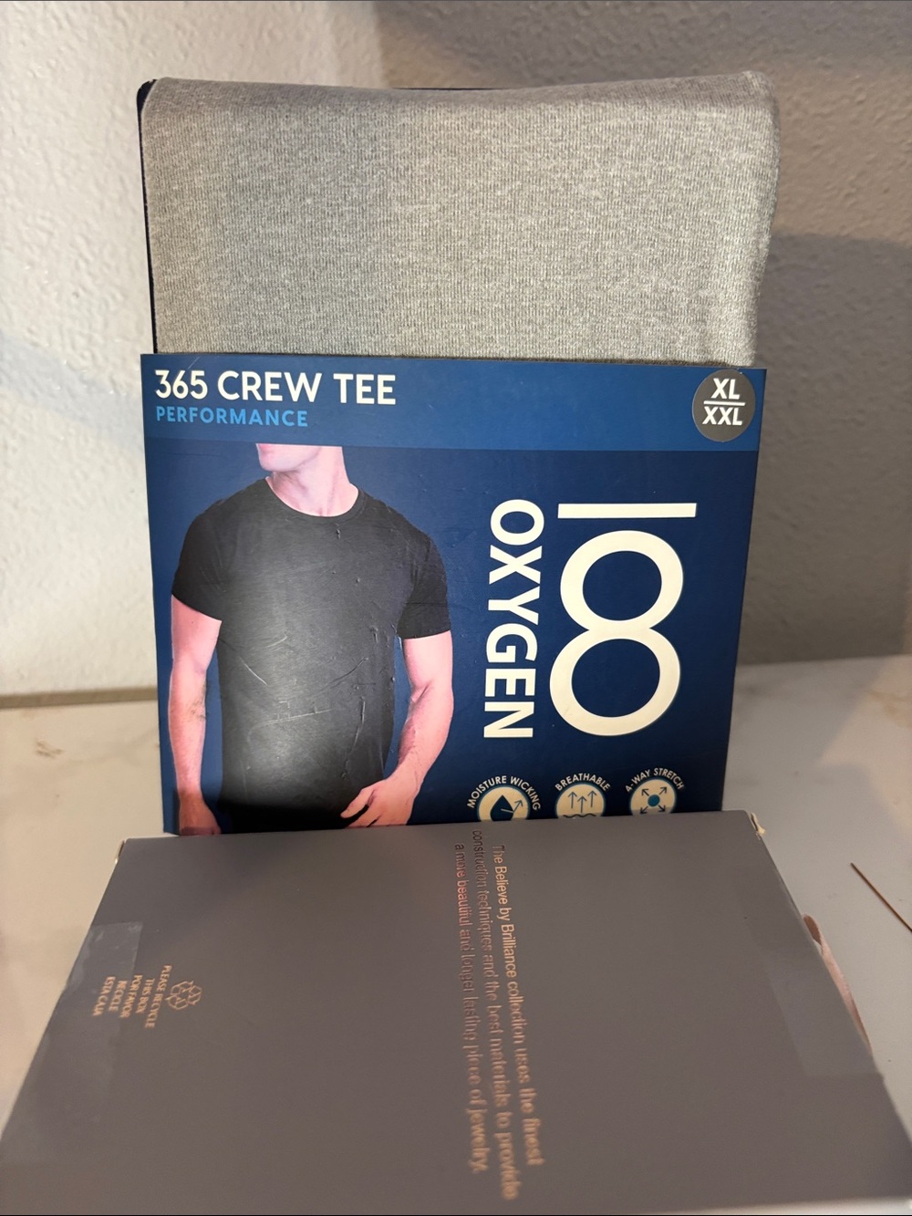 365 Crew Tee - Men's Short Sleeve Crew Neck (Gray)
